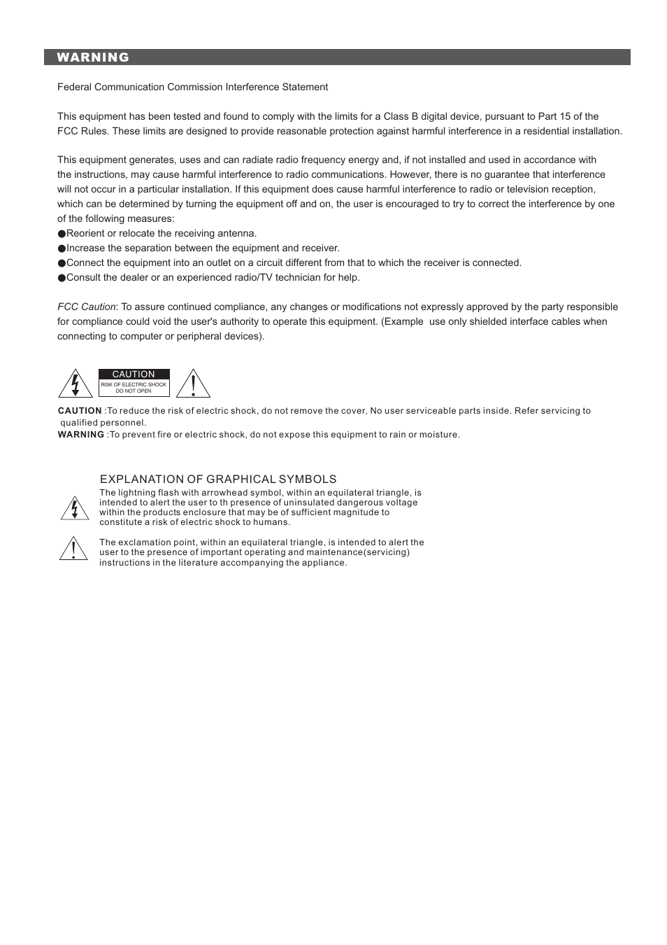 Warning | SENRUN EP-600 User Manual | Page 2 / 16