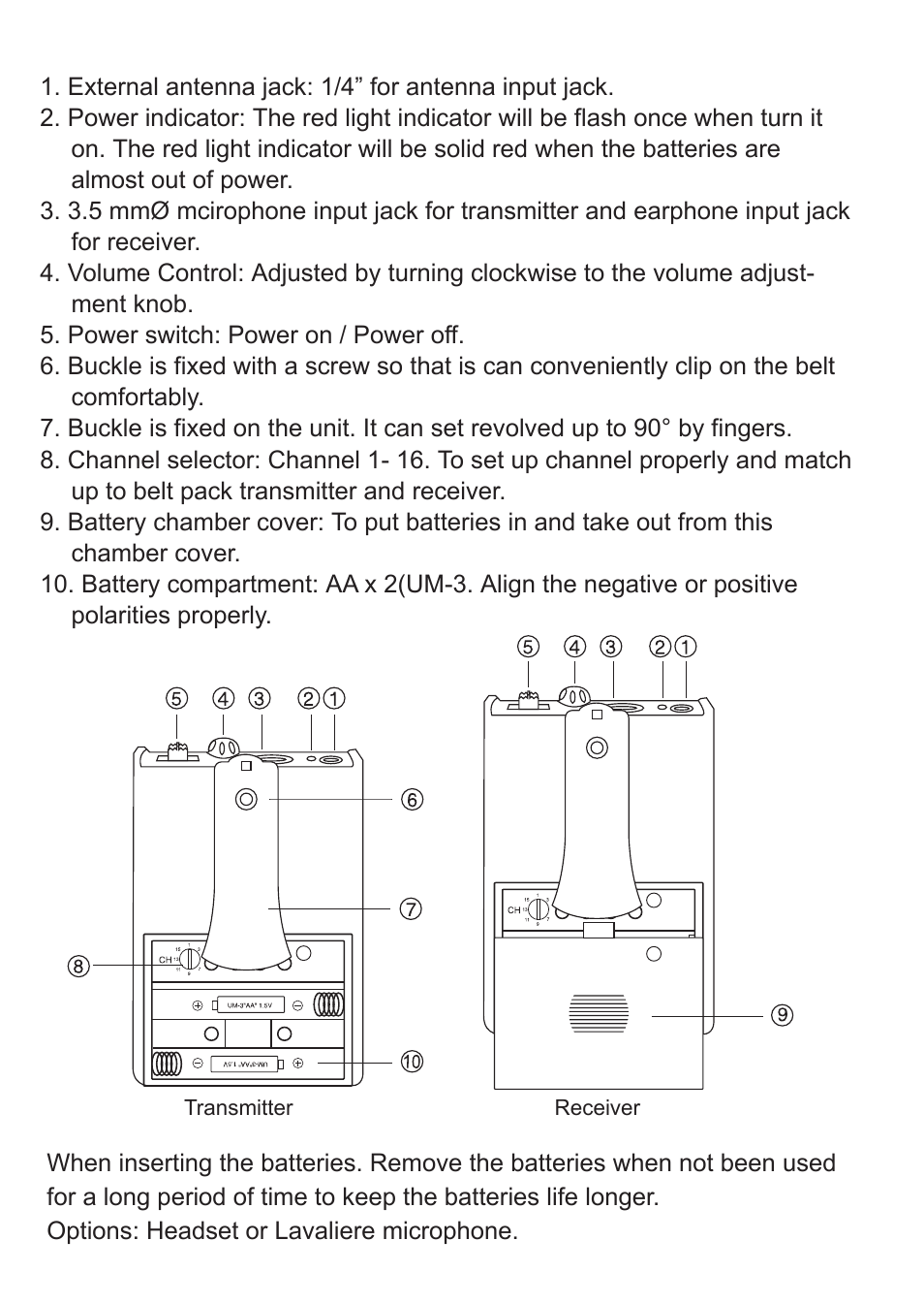 SENRUN UPL83-F/UR-818F User Manual | Page 3 / 4