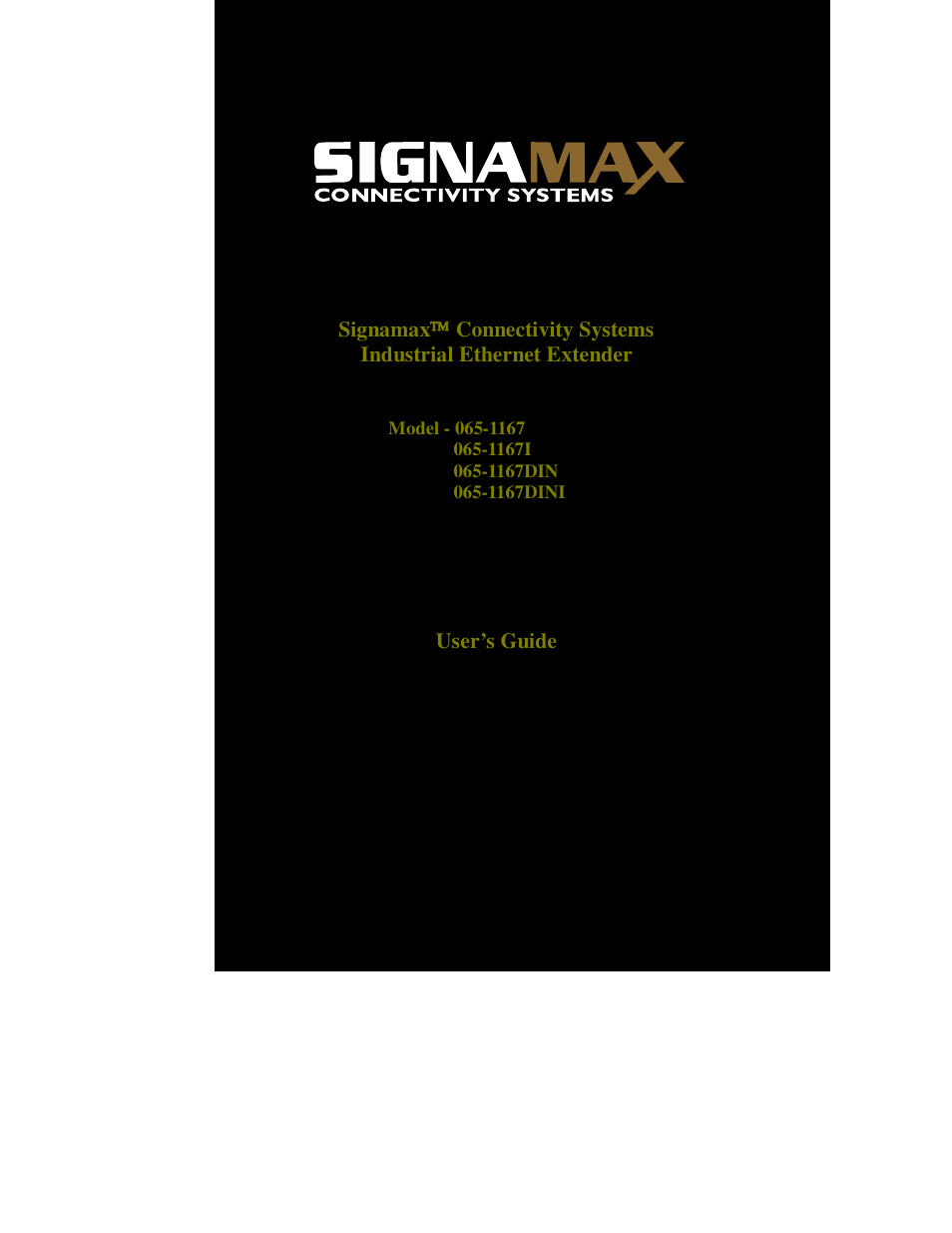 Signamax 10/100BaseT/TX Ethernet Extender Media Converter User Manual | 14 pages