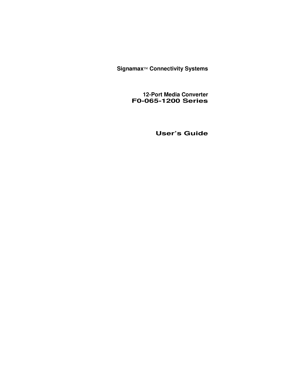 Signamax 12-Channel 100BaseFX Rack Mount Компьютерные Аксессуары User Manual | Page 2 / 14