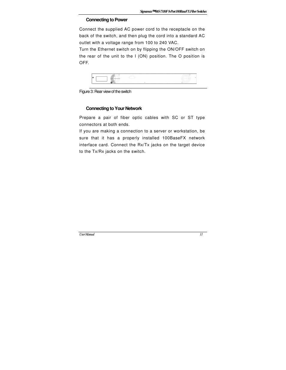Signamax 8-Port 100BaseFX Fiber Unmanaged Switches User Manual | Page 13 / 16