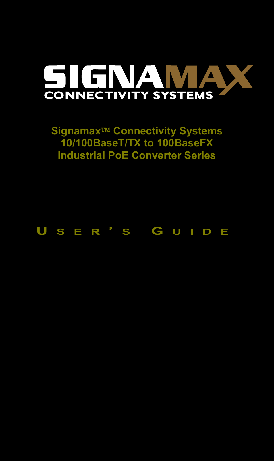 Signamax 10/100 to 100FX PoE+ PSE DIN-Rail Mount Hardened Компьютерные Аксессуары User Manual | 16 pages