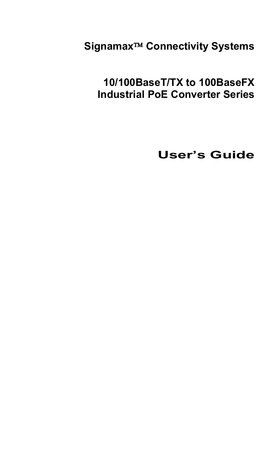 Signamax 10/100 to 100FX PoE+ PSE DIN-Rail Mount Hardened Компьютерные Аксессуары User Manual | Page 2 / 16