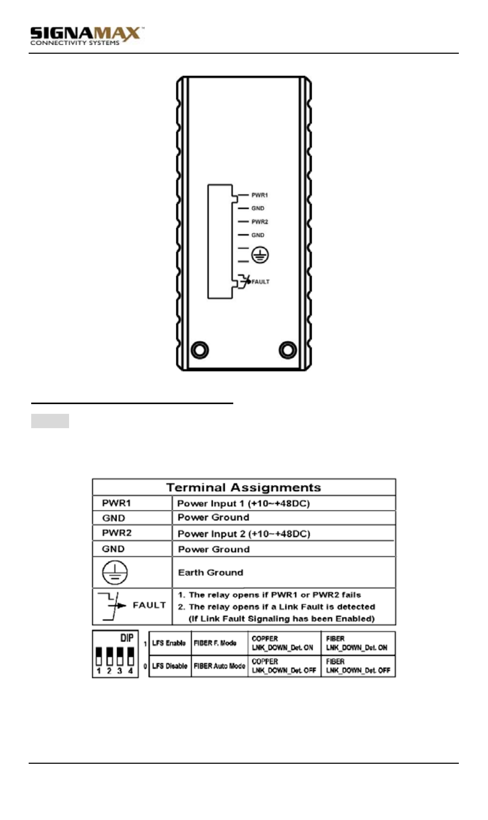 1895 series hardened media converter, User’s manual | Signamax Gigabit Ethernet Industrial DIN Rail Mount Компьютерные Аксессуары User Manual | Page 9 / 10