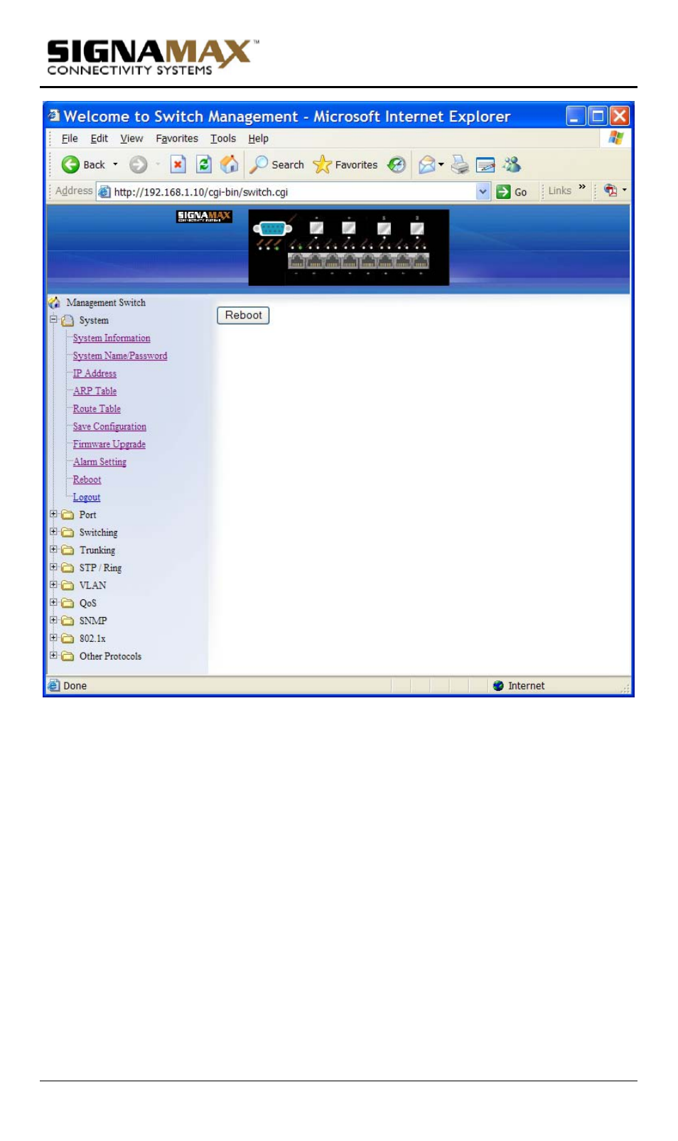 Reboot | Signamax Model -065-7700 User Manual | Page 51 / 199