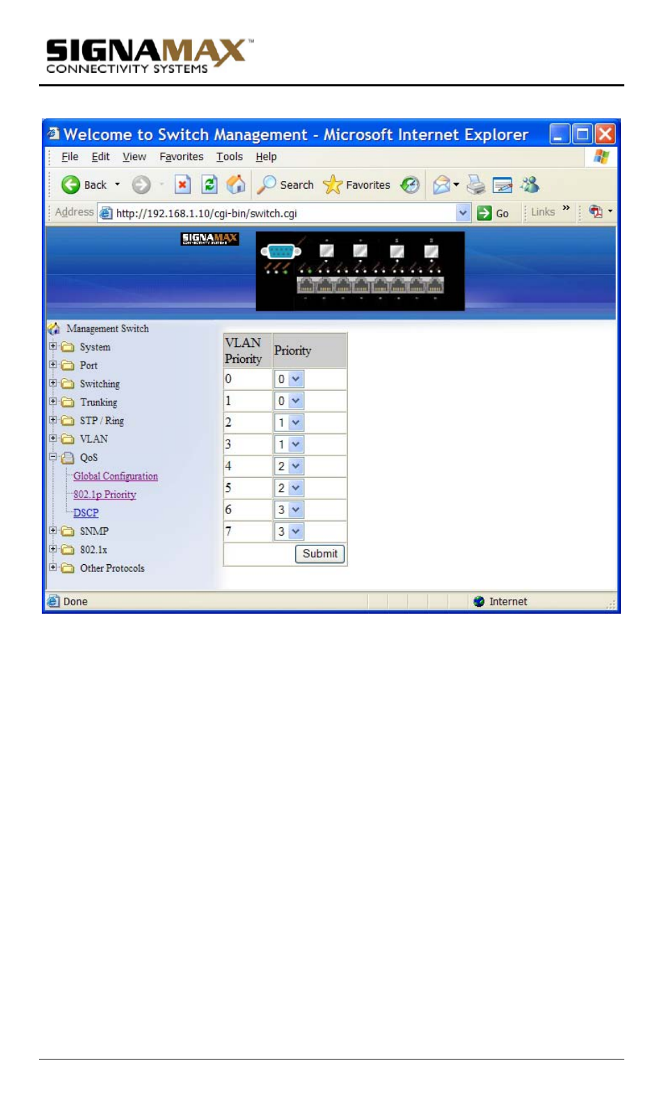 1p priority | Signamax Model -065-7700 User Manual | Page 84 / 199