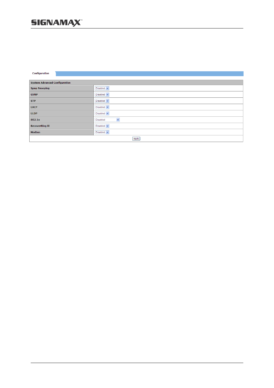 3 advanced configuration | Signamax Managed Hardened PoE Industrial DIN-rail Mount Switch User Manual | Page 13 / 89