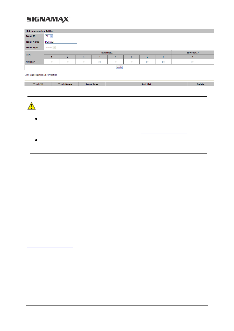 2 lacp port setting | Signamax Managed Hardened PoE Industrial DIN-rail Mount Switch User Manual | Page 16 / 89