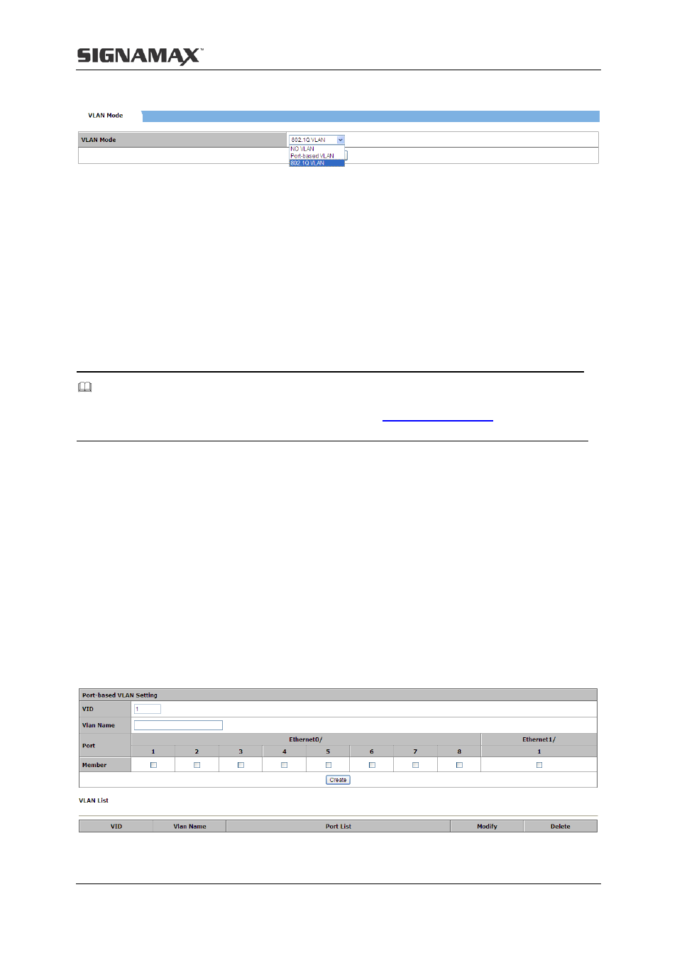 2 port-based vlan | Signamax Managed Hardened PoE Industrial DIN-rail Mount Switch User Manual | Page 23 / 89