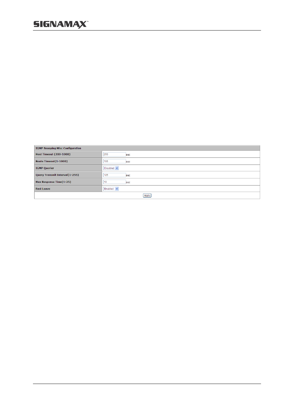 Signamax Managed Hardened PoE Industrial DIN-rail Mount Switch User Manual | Page 40 / 89