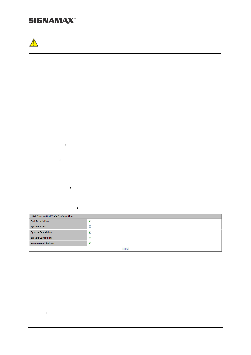 2 tlvs, 3 lldp parameters | Signamax Managed Hardened PoE Industrial DIN-rail Mount Switch User Manual | Page 51 / 89