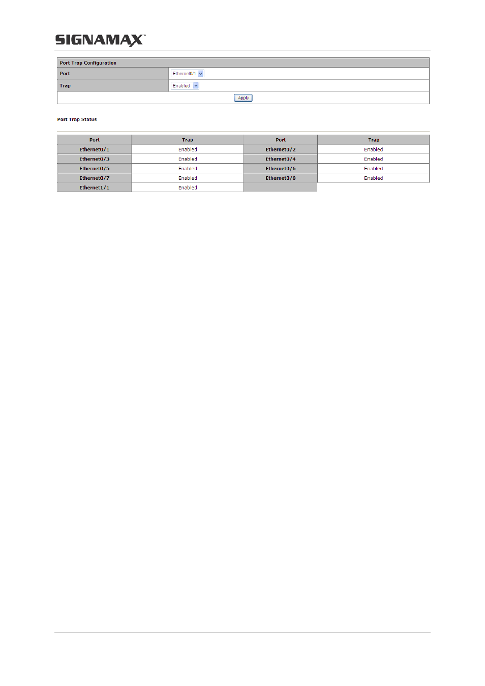 Signamax Managed Hardened PoE Industrial DIN-rail Mount Switch User Manual | Page 72 / 89