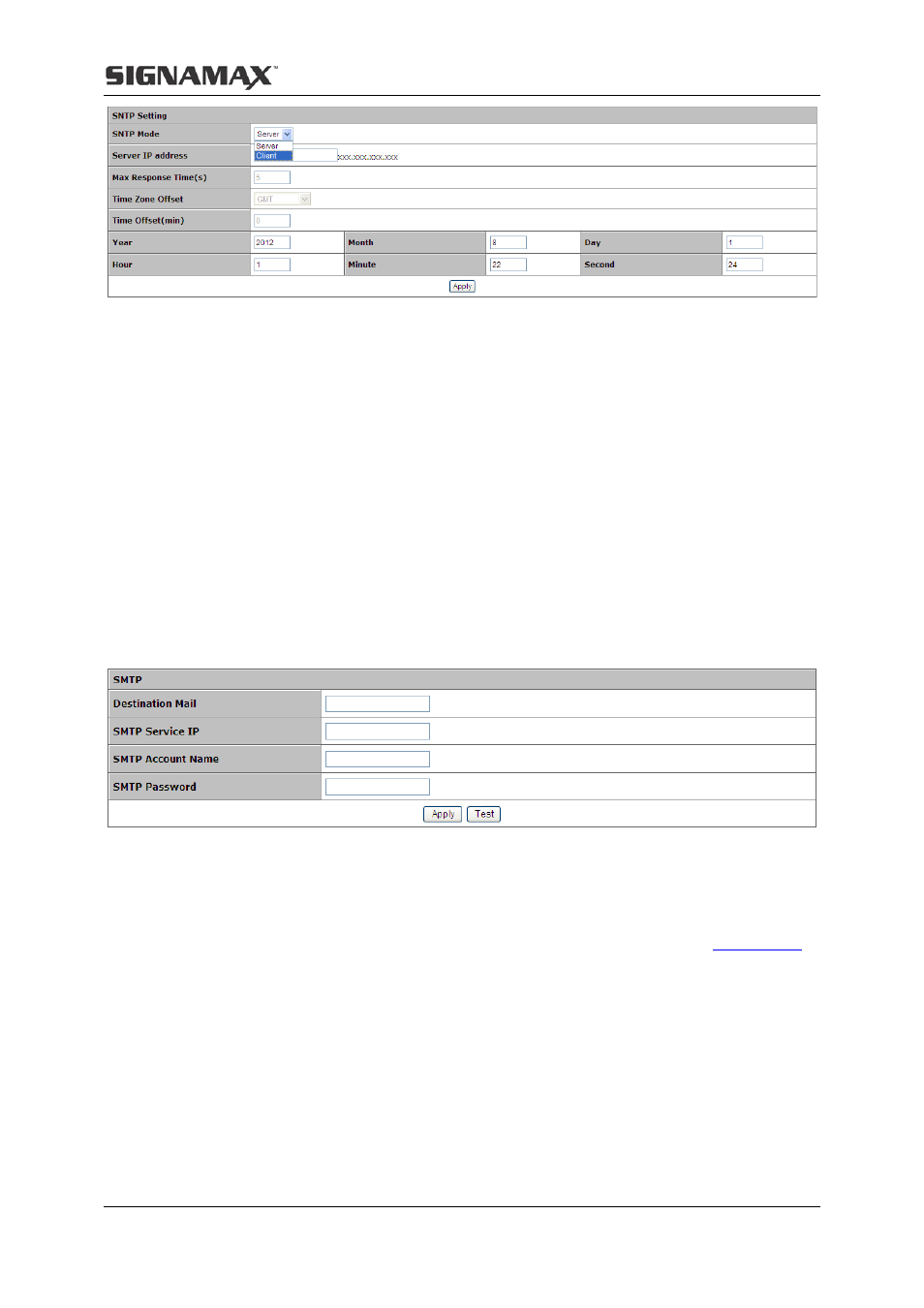 4 smtp, 5 e-mail alarm, 1 system event | Signamax Managed Hardened PoE Industrial DIN-rail Mount Switch User Manual | Page 81 / 89