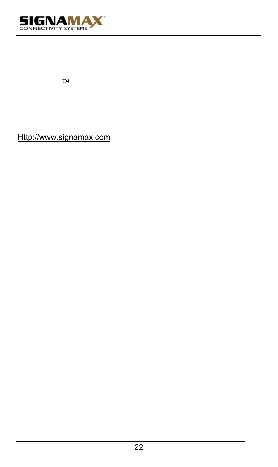 Contact information | Signamax 10/100 Industrial DIN-rail Mount Power over Ethernet Unmanaged Switches User Manual | Page 22 / 22
