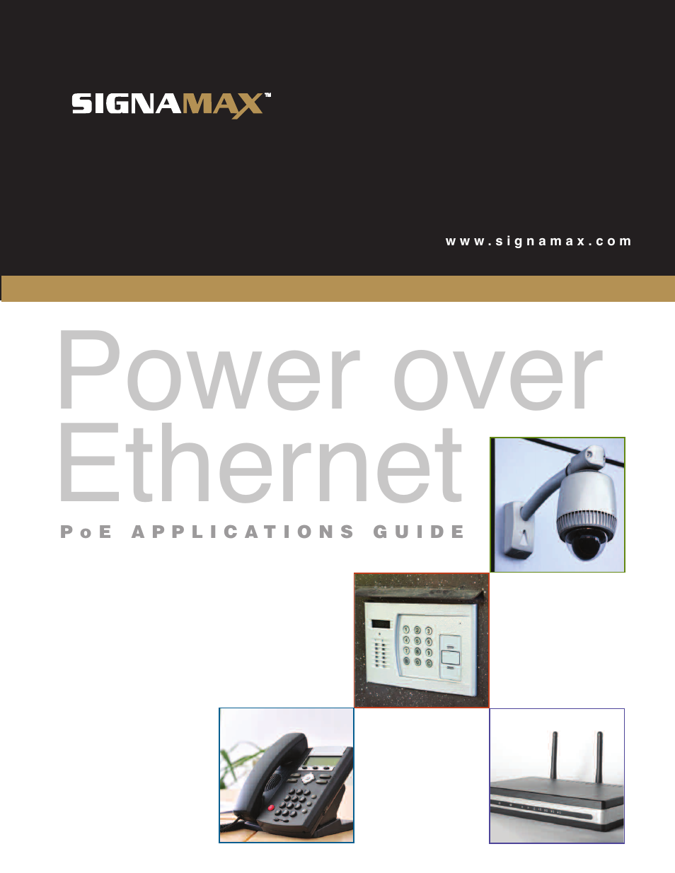 Signamax Power over Ethernet Компьютерные Аксессуары User Manual | 10 pages