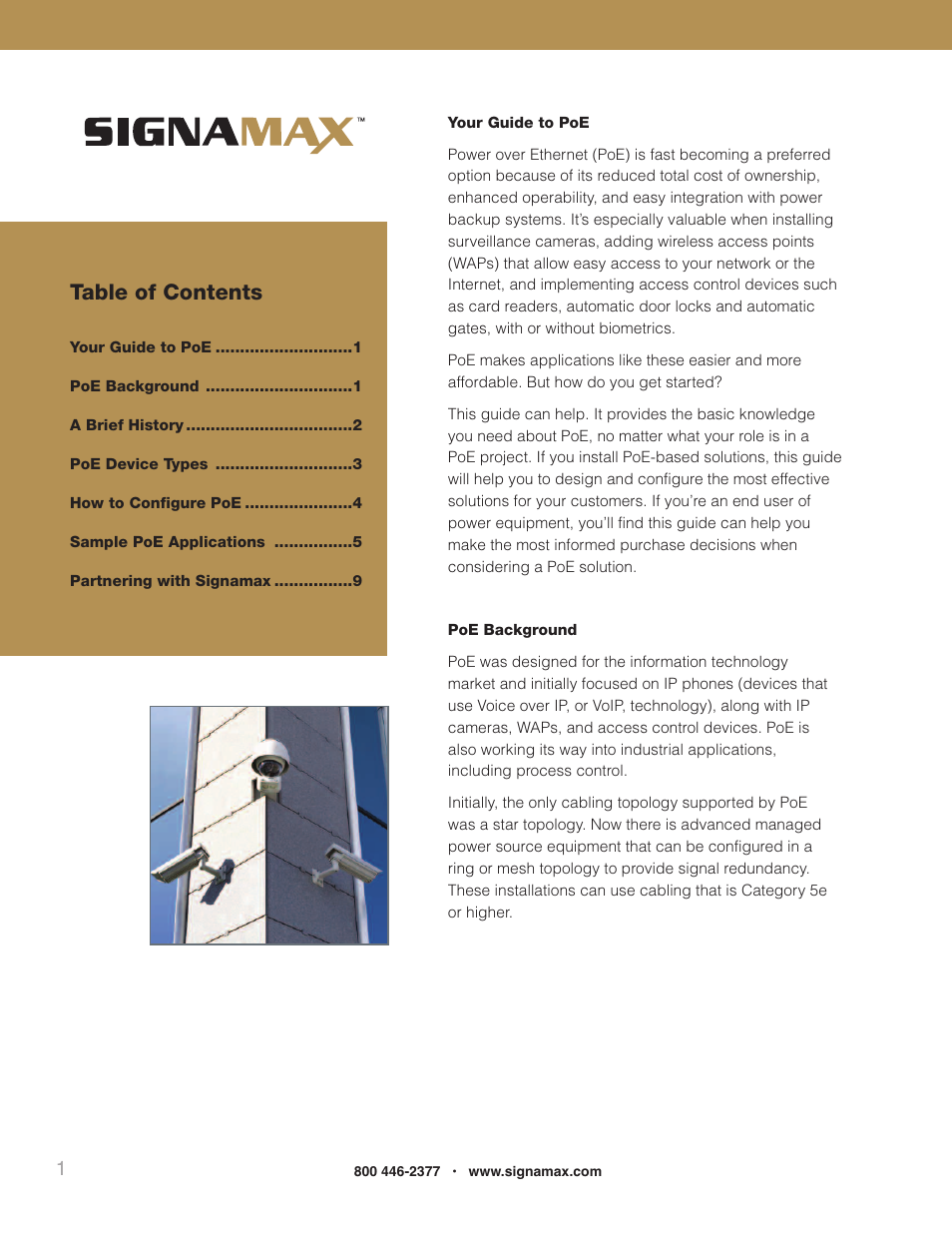 Signamax Power over Ethernet Компьютерные Аксессуары User Manual | Page 2 / 10