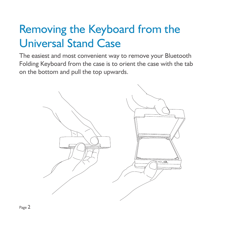 SMK-Link Electronics Blu-Link™ Folding Bluetooth Keyboard and Tablet Stand User Manual | Page 4 / 16