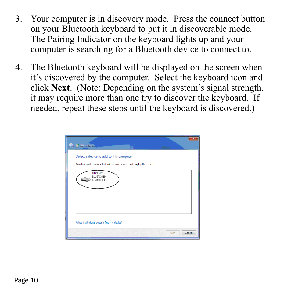 SMK-Link Electronics VersaPoint Bluetooth Slim Keyboard User Manual | Page 10 / 23