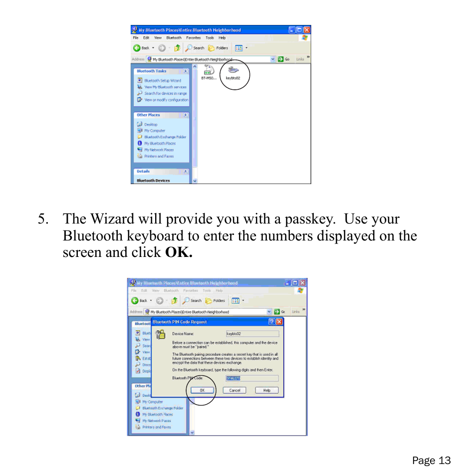 SMK-Link Electronics VersaPoint Bluetooth Slim Keyboard User Manual | Page 13 / 23