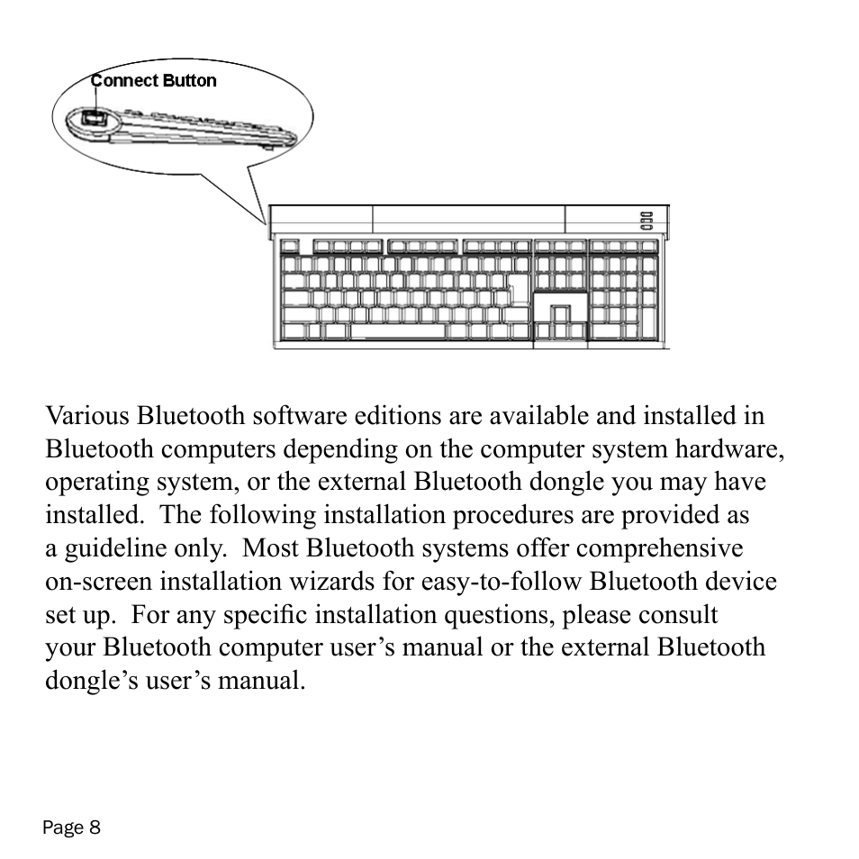 SMK-Link Electronics VersaPoint Bluetooth Slim Keyboard User Manual | Page 8 / 23