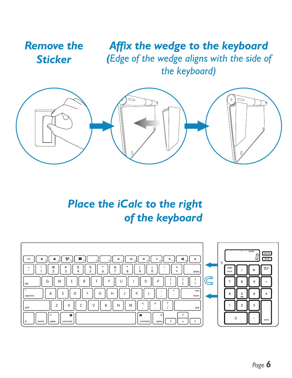 SMK-Link Electronics iCalcTM Bluetooth® Calculator Keypad User Manual | Page 7 / 20