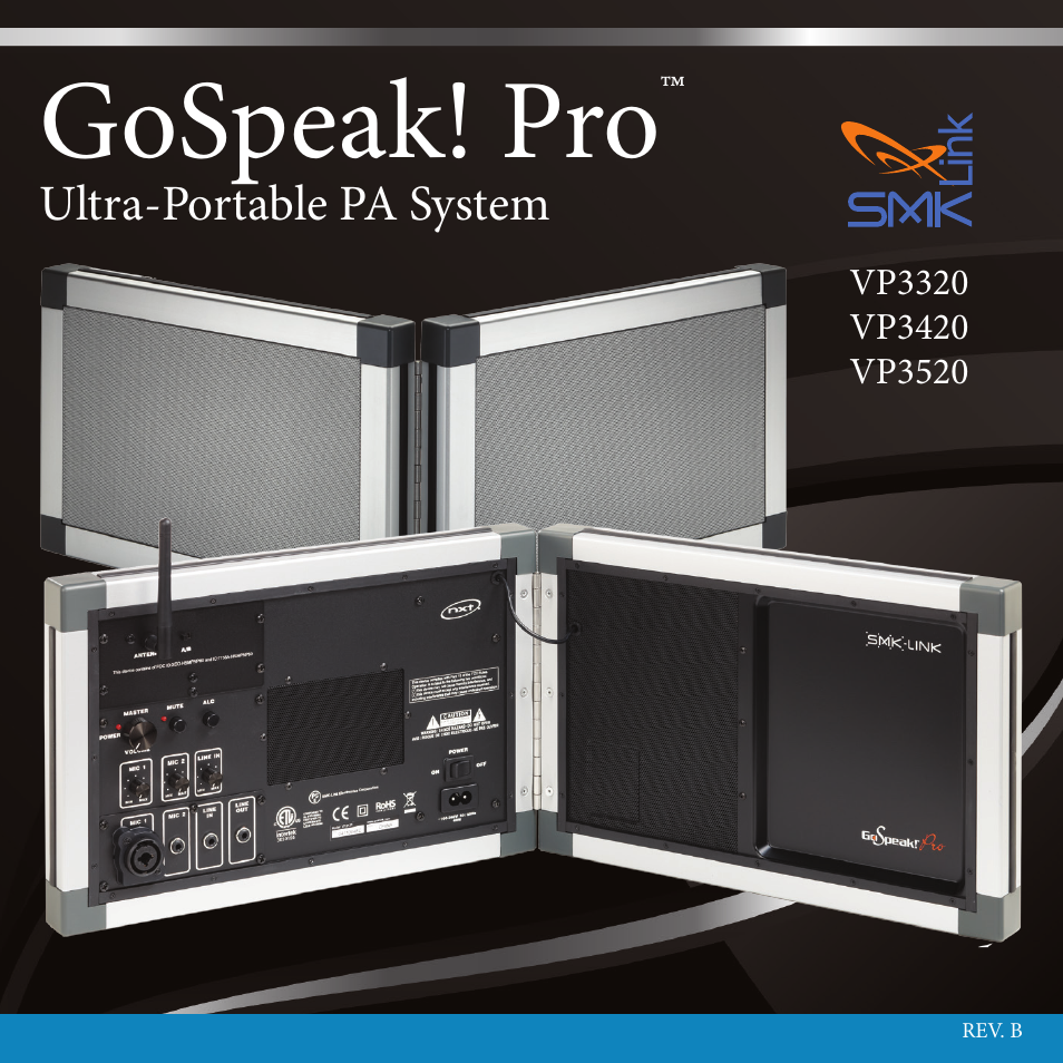 SMK-Link Electronics GoSpeak! Pro User Manual | 20 pages