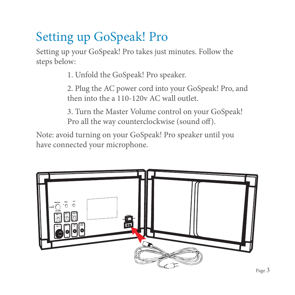 Setting up gospeak! pro | SMK-Link Electronics GoSpeak! Pro User Manual | Page 5 / 20
