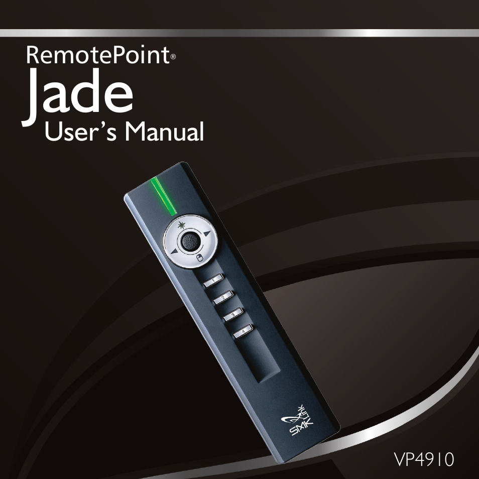SMK-Link Electronics RemotePoint Jade Presenter User Manual | 8 pages