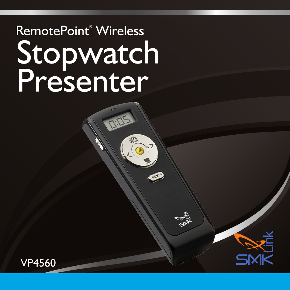 SMK-Link Electronics Wireless Stopwatch Presenter Remote User Manual | 20 pages