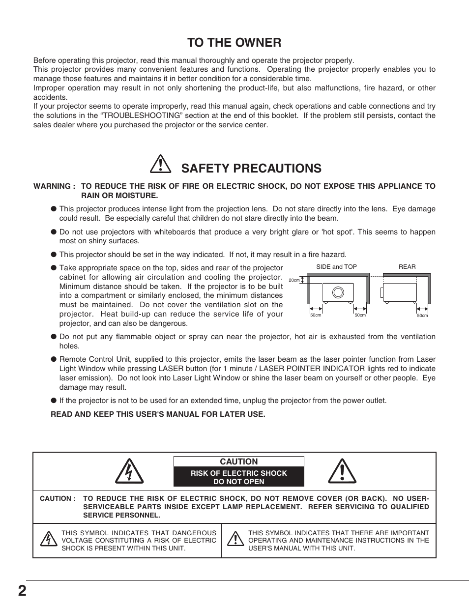 Christie Digital Systems 103-002001 User Manual | Page 2 / 48