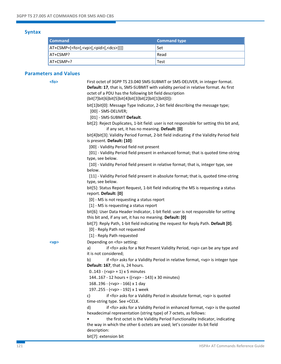 Syntax, Parameters and values | Synaccess Networks NP-0801DTM User Manual | Page 121 / 330