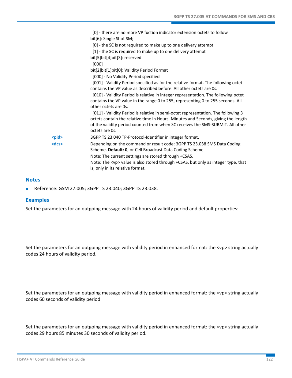 Notes, Examples | Synaccess Networks NP-0801DTM User Manual | Page 122 / 330