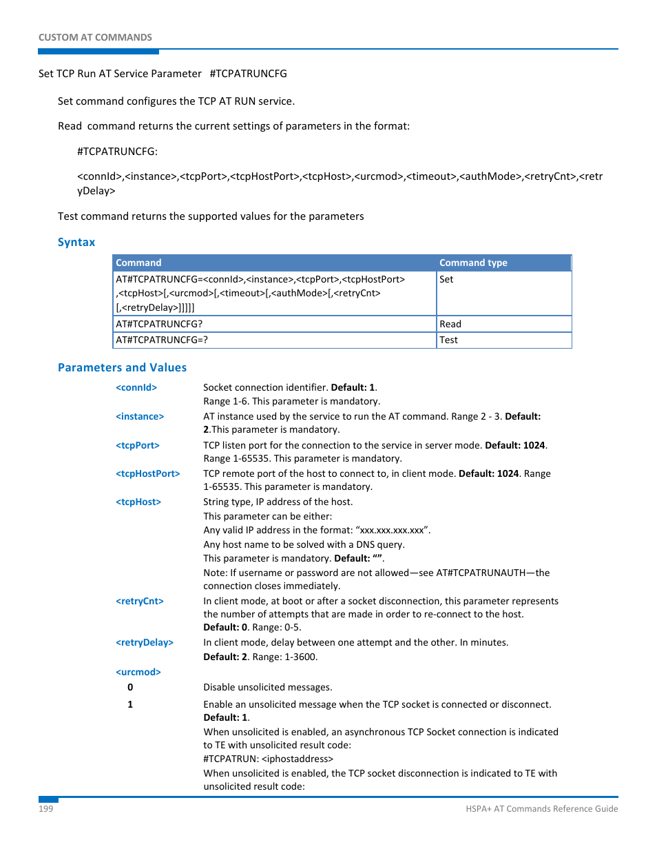 Syntax, Parameters and values | Synaccess Networks NP-0801DTM User Manual | Page 199 / 330