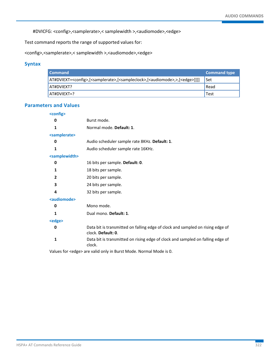 Syntax, Parameters and values | Synaccess Networks NP-0801DTM User Manual | Page 322 / 330