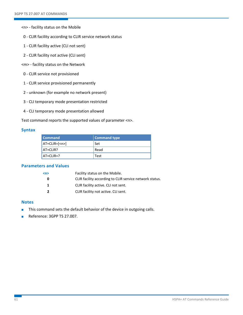 Syntax, Parameters and values, Notes | Synaccess Networks NP-0801DTM User Manual | Page 61 / 330