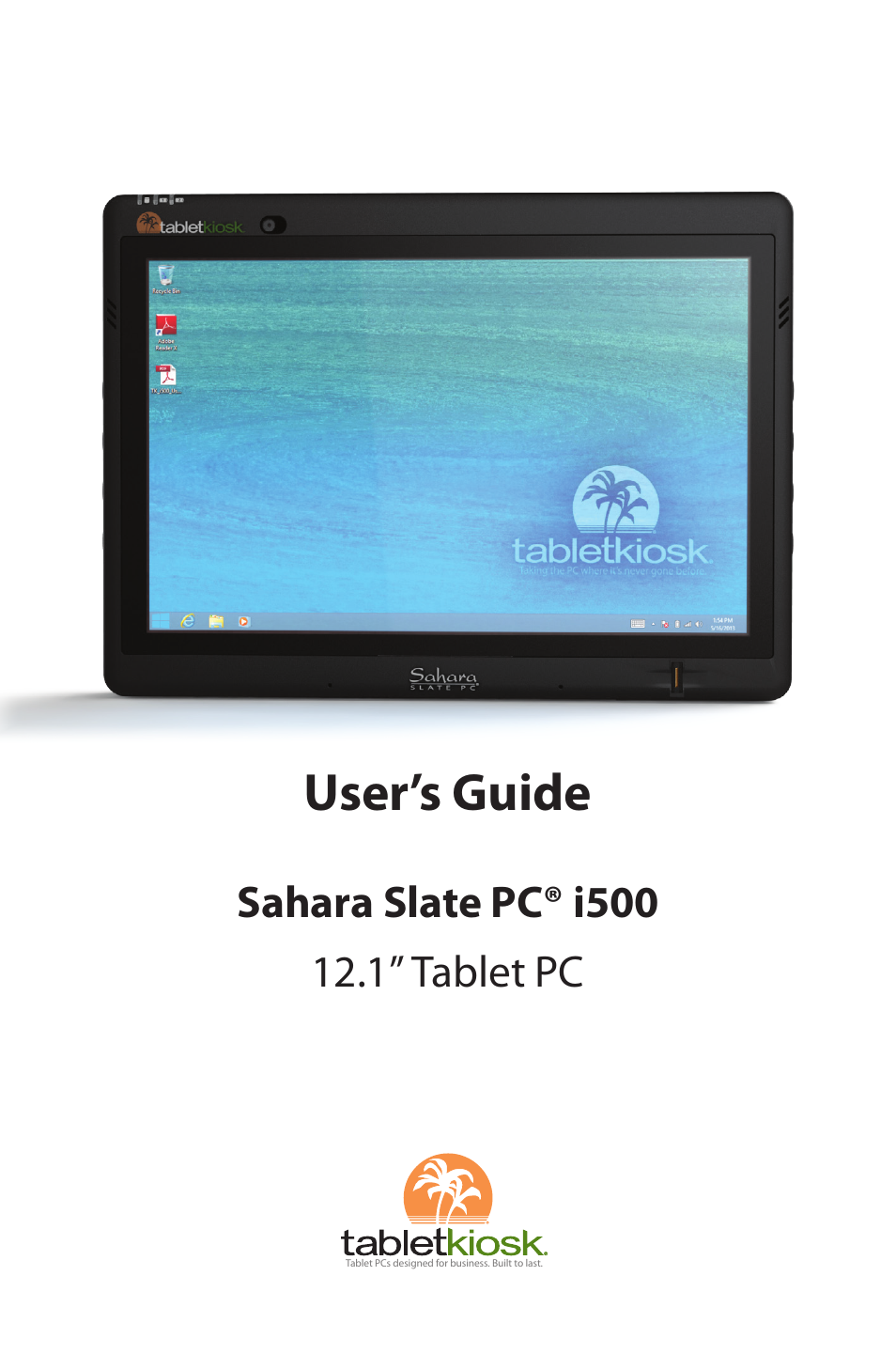 TabletKiosk Sahara Slate PC i575/i535 User Manual | 175 pages