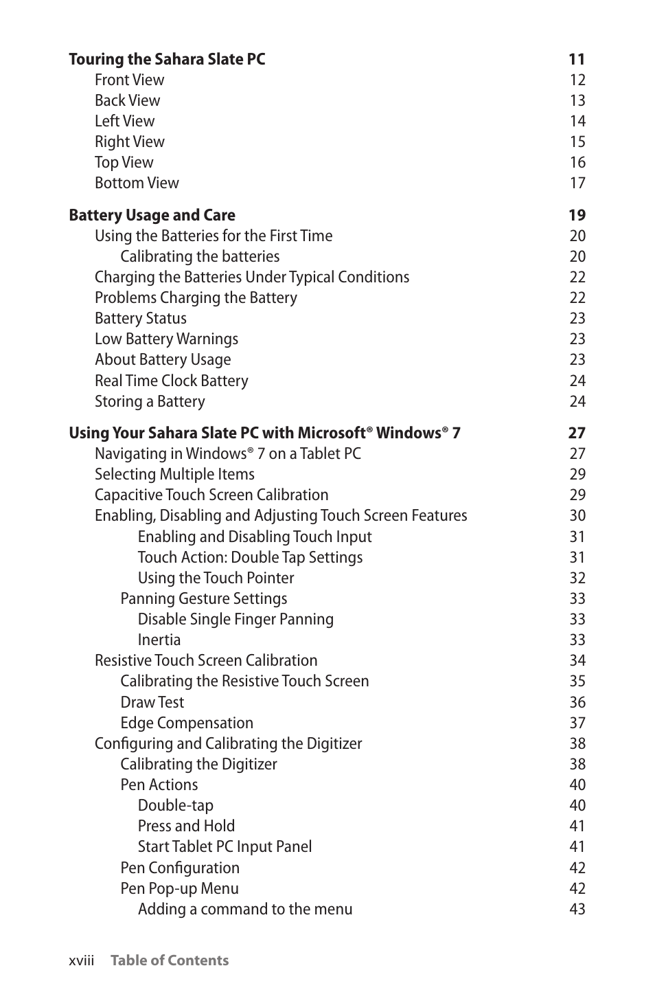 TabletKiosk Sahara Slate PC i575/i535 User Manual | Page 20 / 175