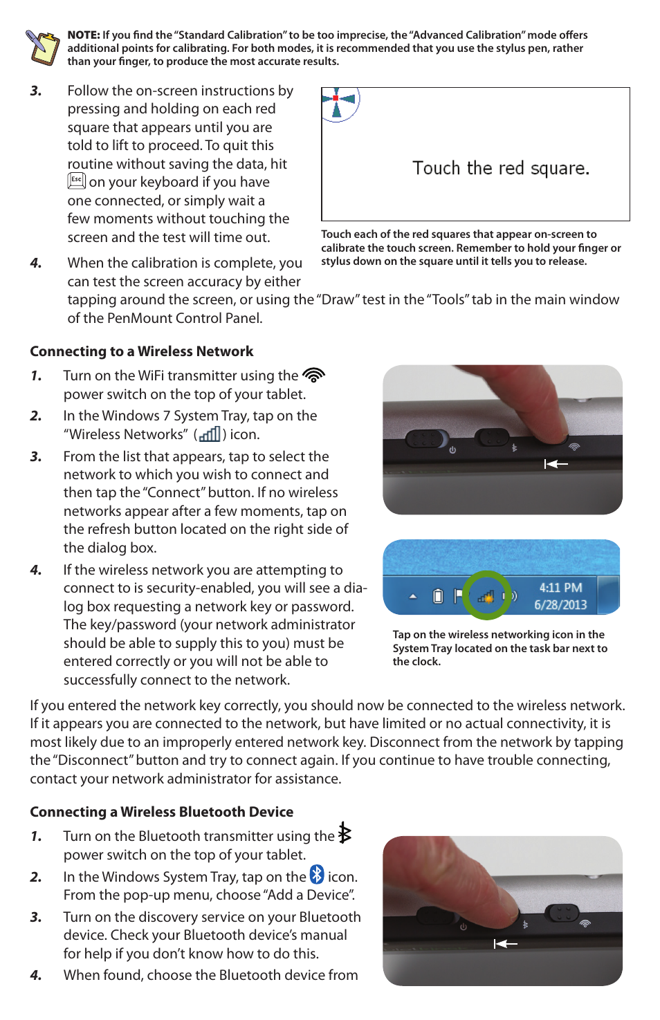 TabletKiosk Sahara Slate PC i575/i535 User Manual | Page 6 / 12
