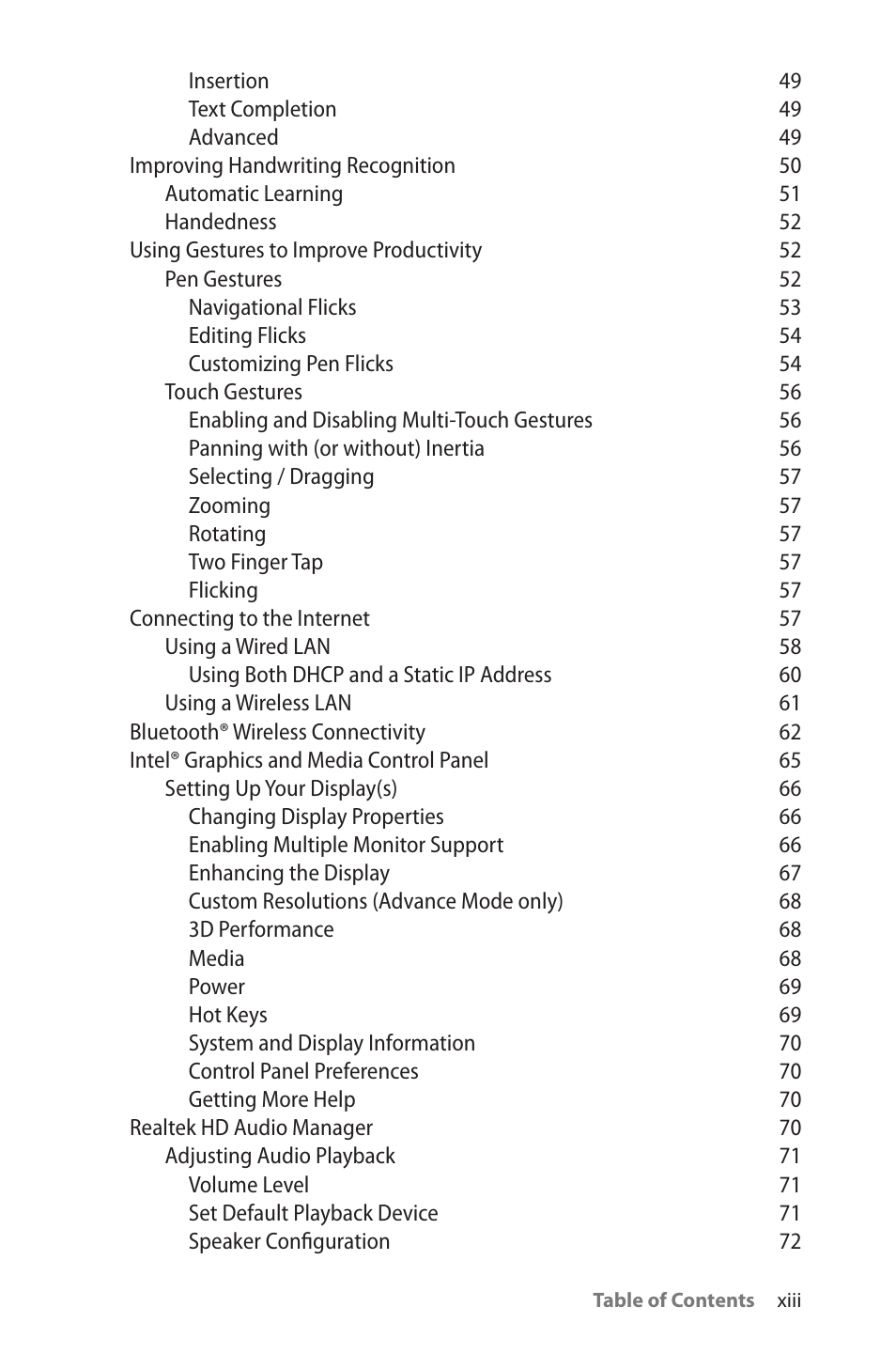 TabletKiosk eo a7400 User Manual | Page 15 / 128