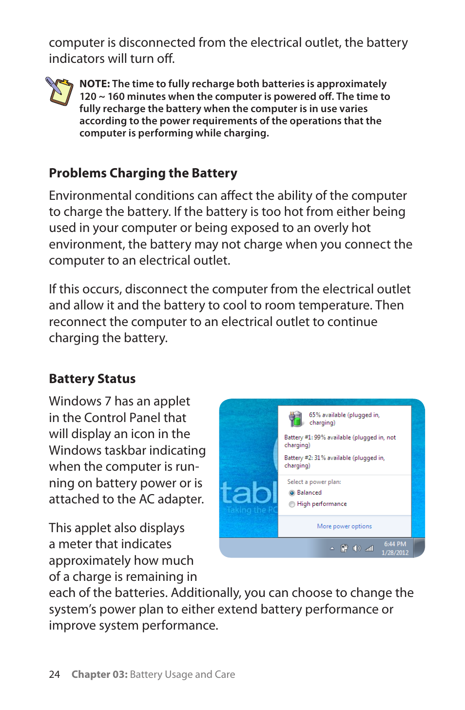 TabletKiosk eo a7400 User Manual | Page 42 / 128