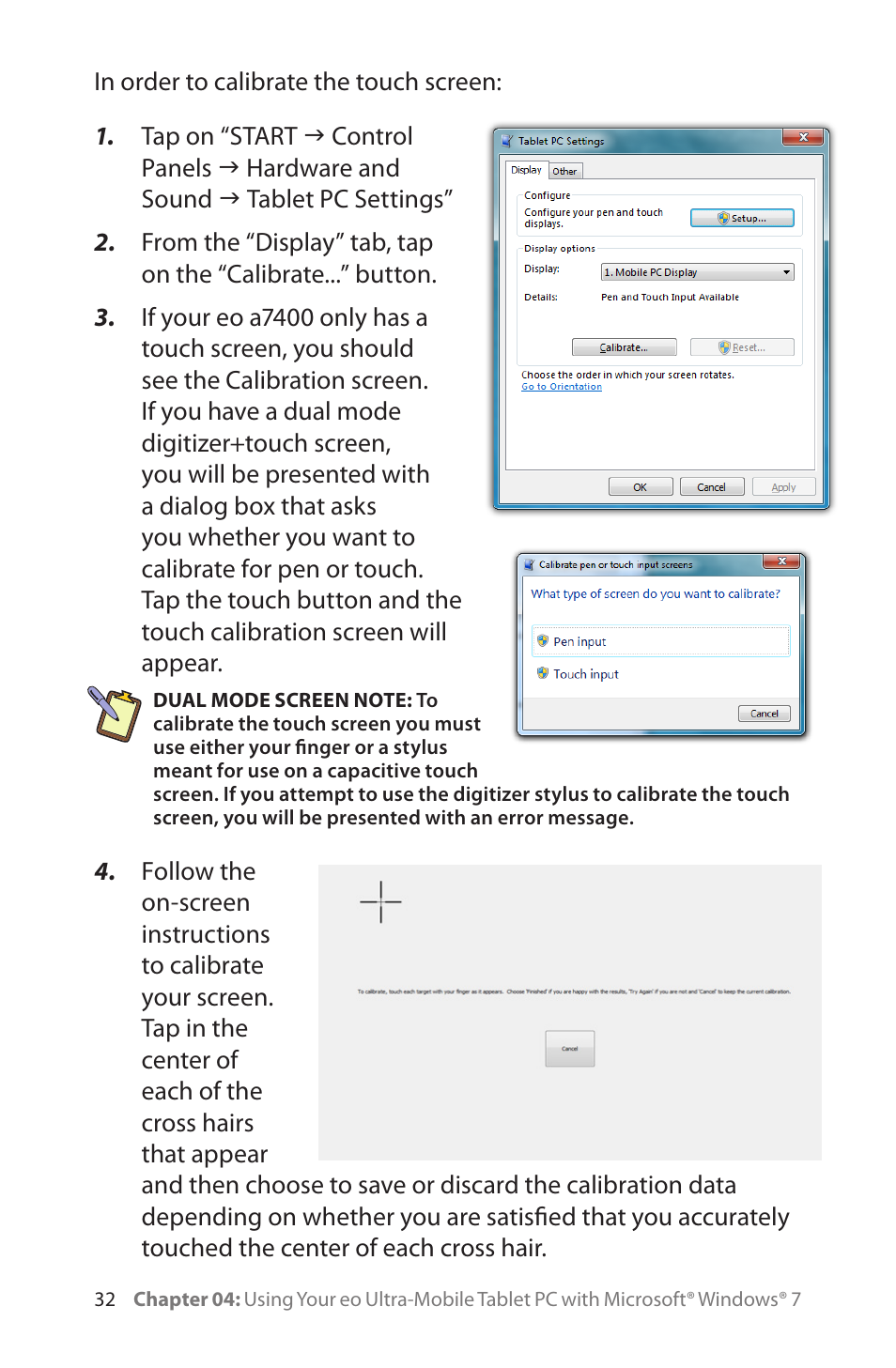 TabletKiosk eo a7400 User Manual | Page 50 / 128