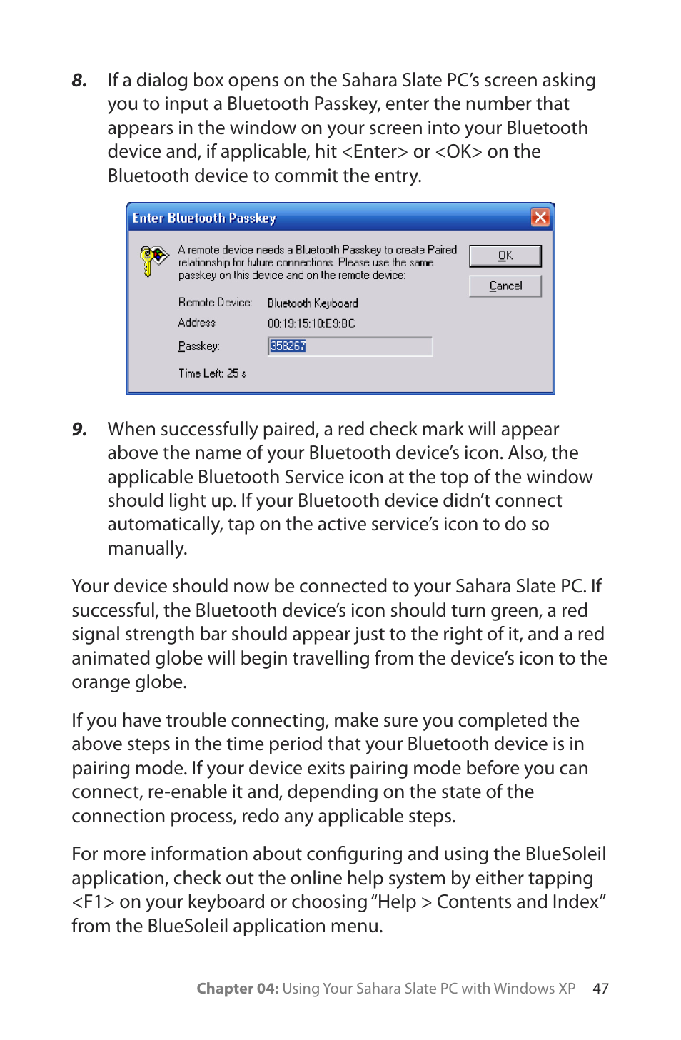 TabletKiosk Sahara Slate PC i400 Series User Manual | Page 62 / 124