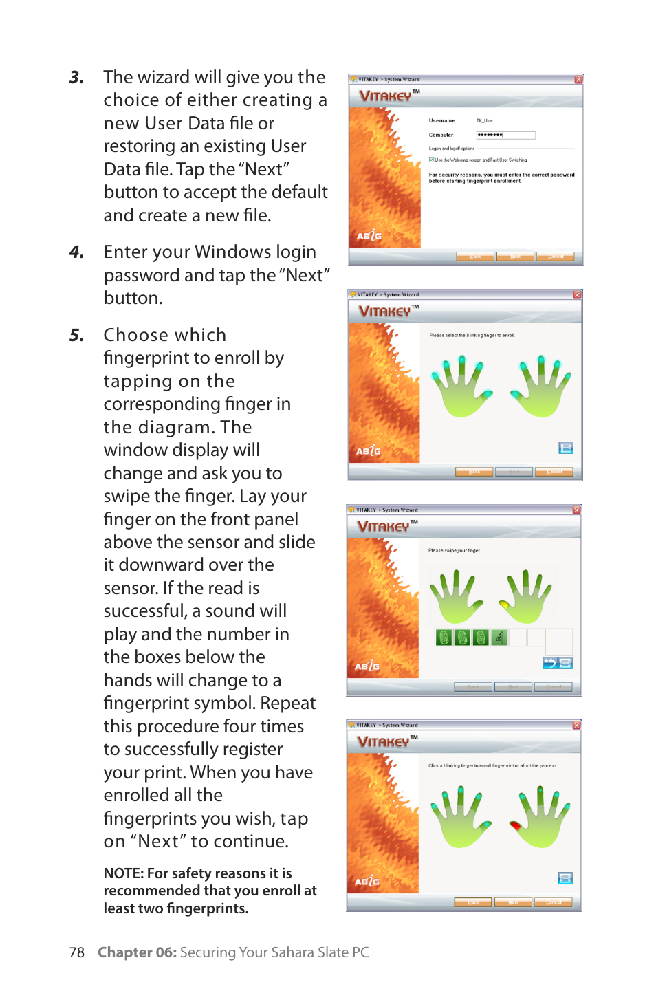 TabletKiosk Sahara Slate PC i400 Series User Manual | Page 93 / 124