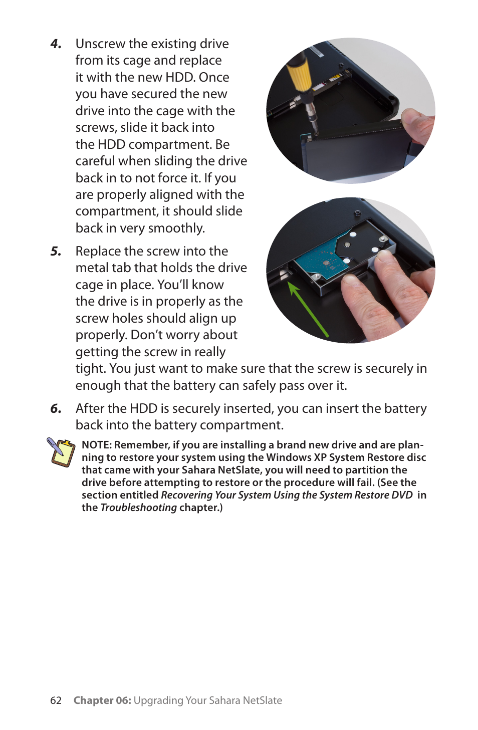 TabletKiosk Sahara NetSlate a230T User Manual | Page 77 / 100