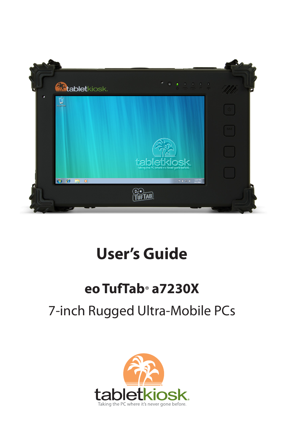 TabletKiosk eo TufTab a7230X User Manual | 110 pages