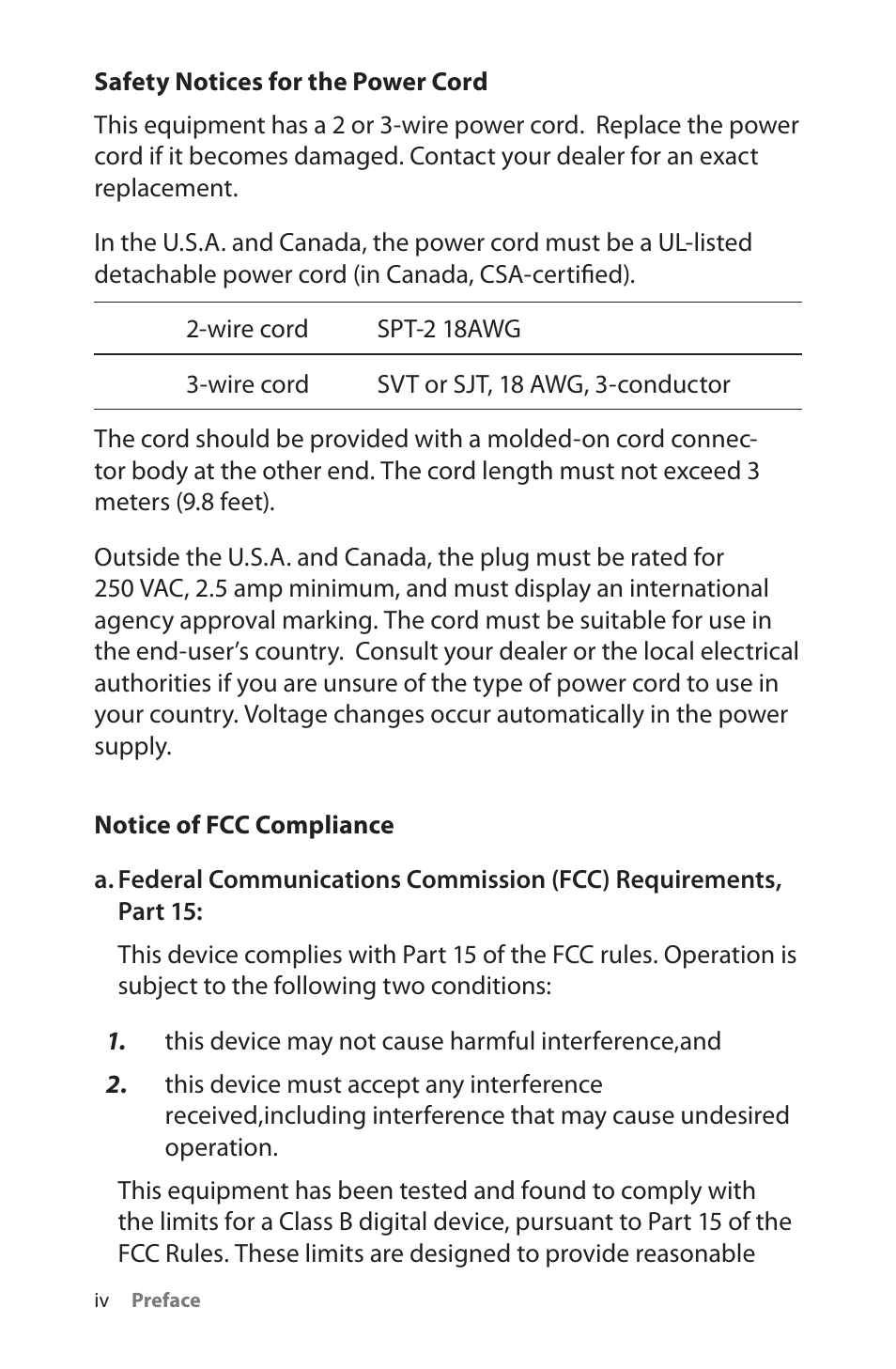 Notice of fcc compliance | TabletKiosk eo TufTab a7230X User Manual | Page 5 / 110