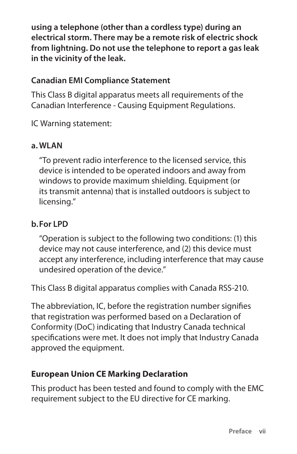 European union ce marking declaration | TabletKiosk eo TufTab a7230X User Manual | Page 8 / 110