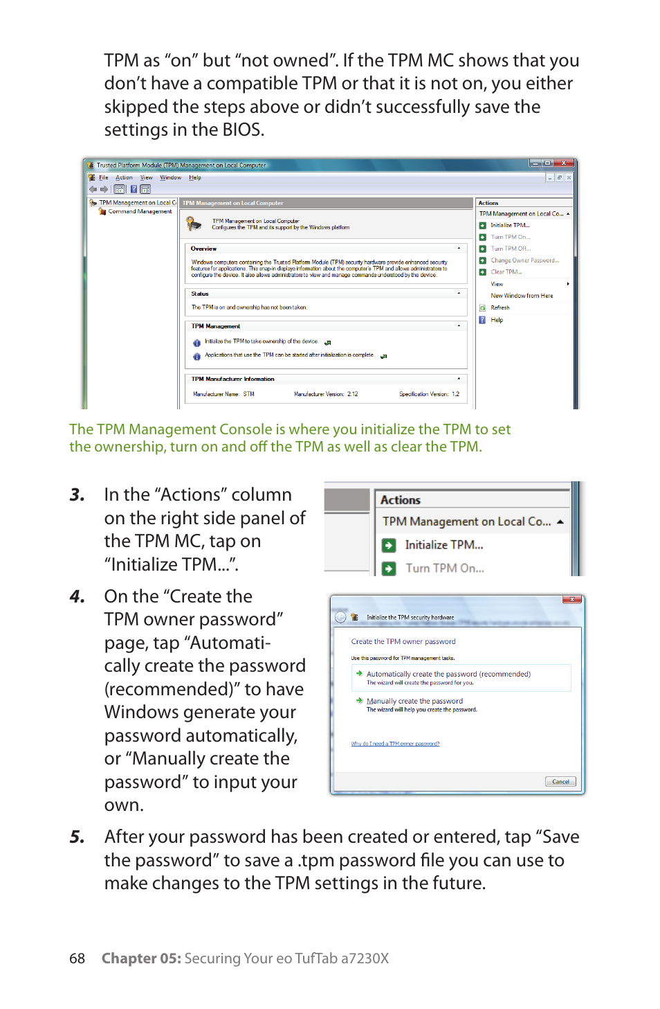 TabletKiosk eo TufTab a7230X User Manual | Page 83 / 110