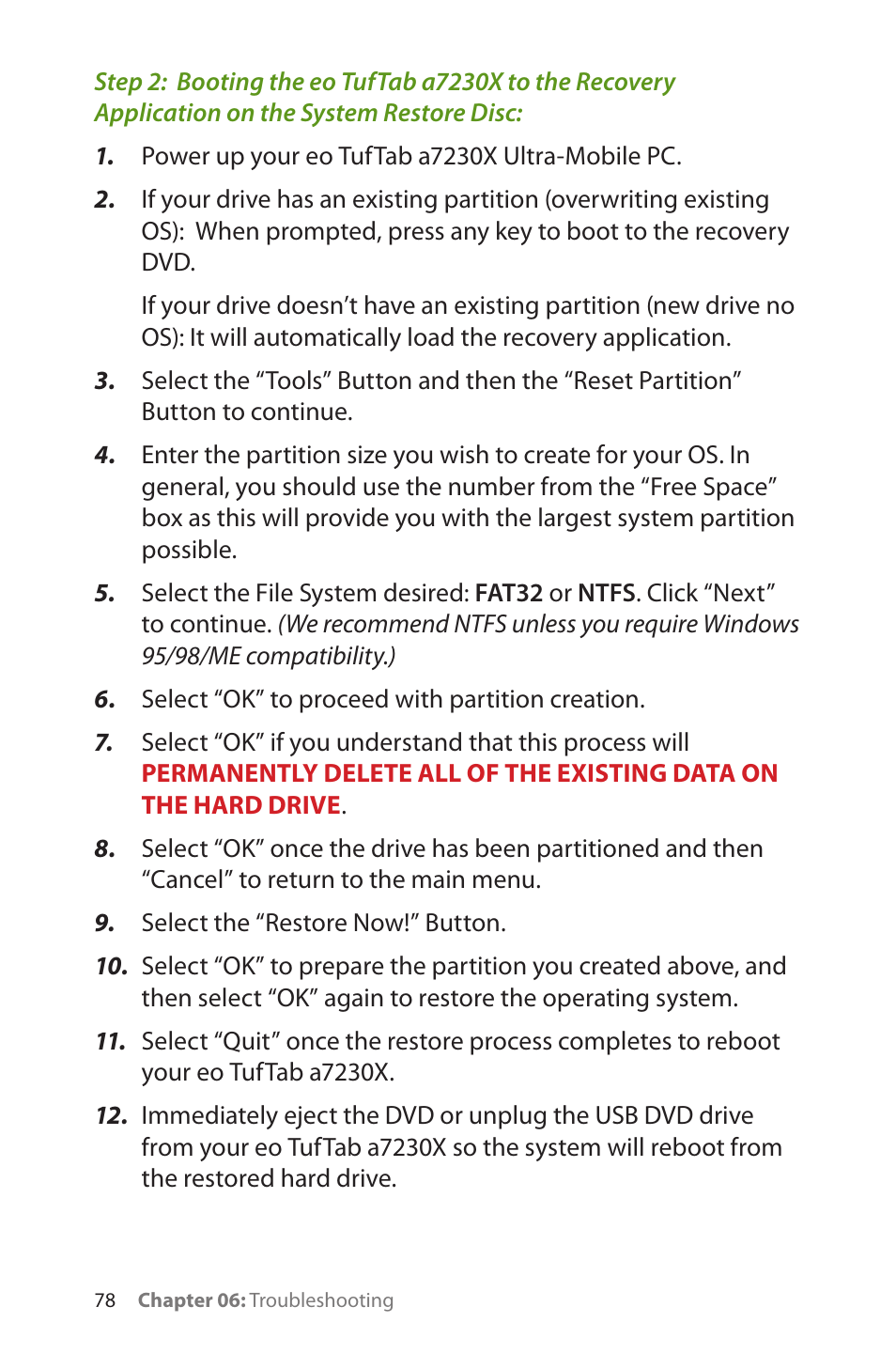 TabletKiosk eo TufTab a7230X User Manual | Page 93 / 110