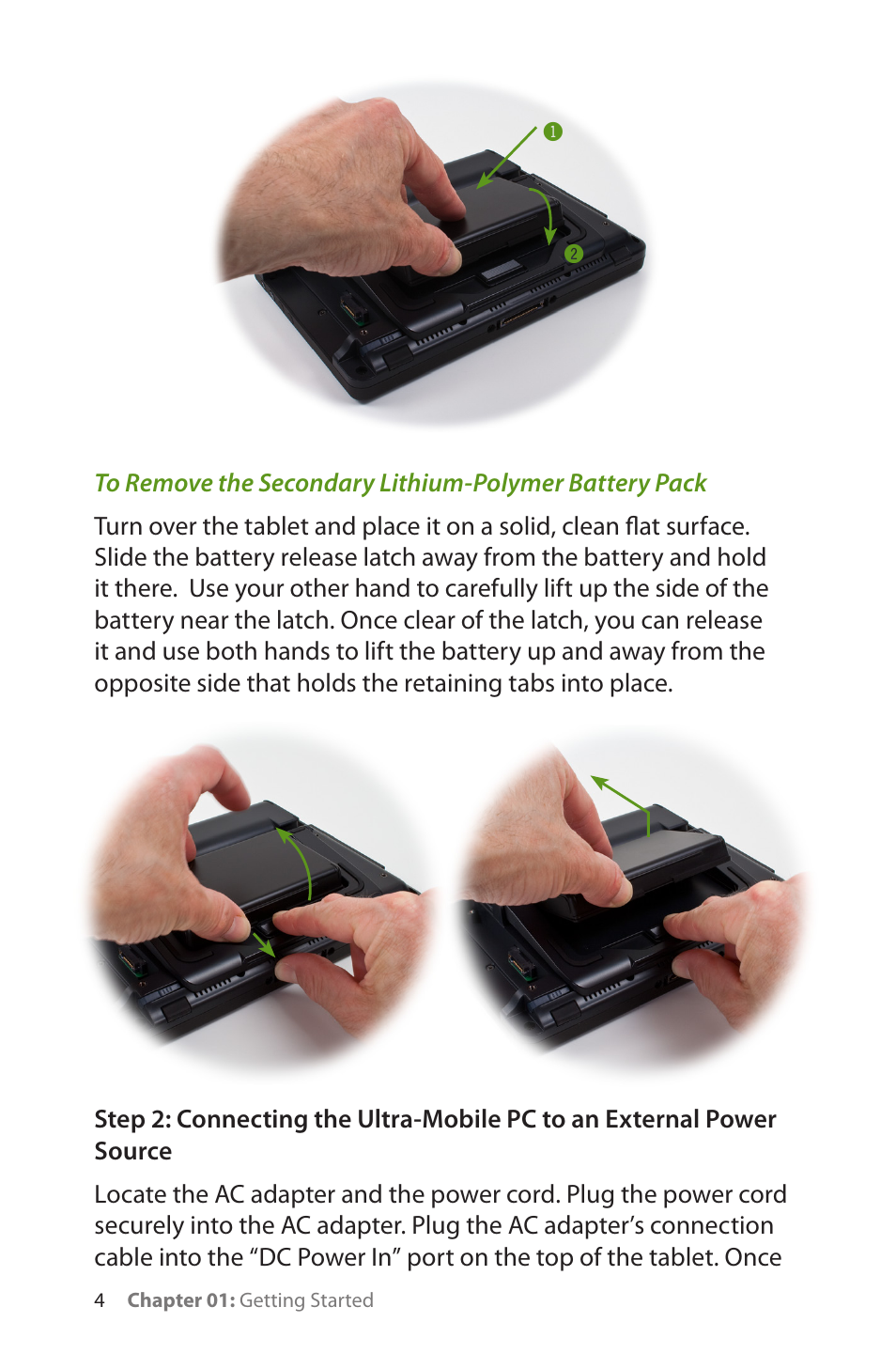 TabletKiosk eo a7330 Ultra-Mobile User Manual | Page 19 / 96